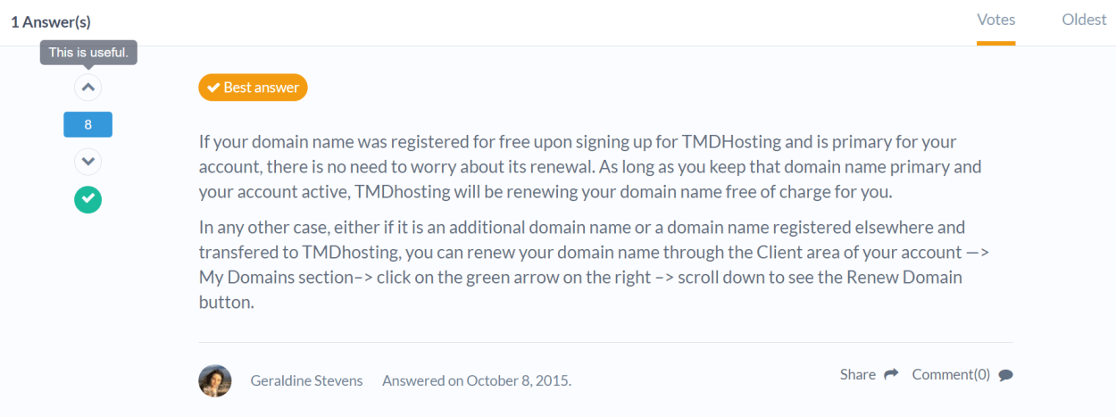 TMD Hosting knowledgebase articles outdated